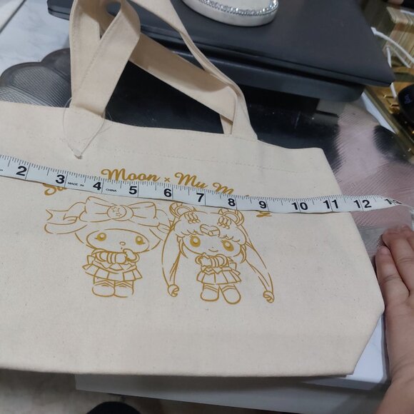Mini Lunch Tote Bag Sailor Moon X My Melody Small Cute Practical Tote Bags - Picture 4 of 11